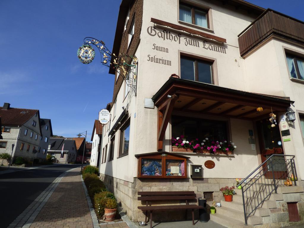 Pension Gasthof Zum Lamm Бишофсхайм-ан-дер-Рён Экстерьер фото